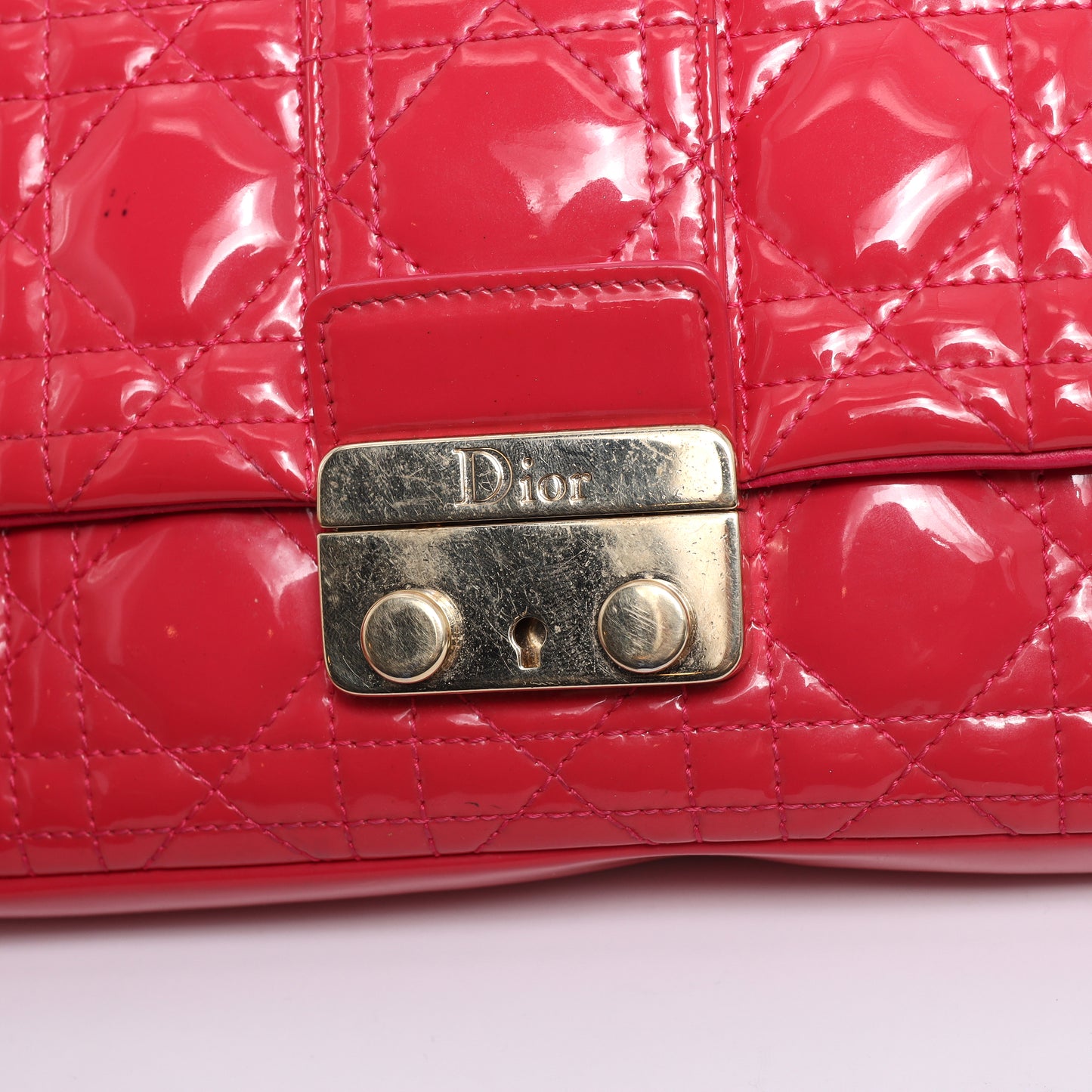 Pre-owned💞Dior miss shoulder crossbody bag in rose color